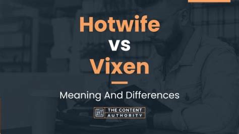 vixen stag|Is there a difference between Stag/Vixen and Hotwife .